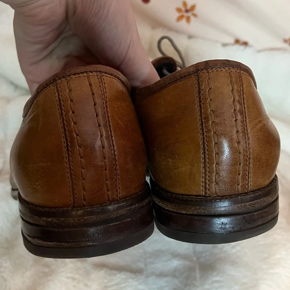 Cole Haan Grand Postman Mens 8.5M Brown Oxford Lace Up Workwear Office Shoes